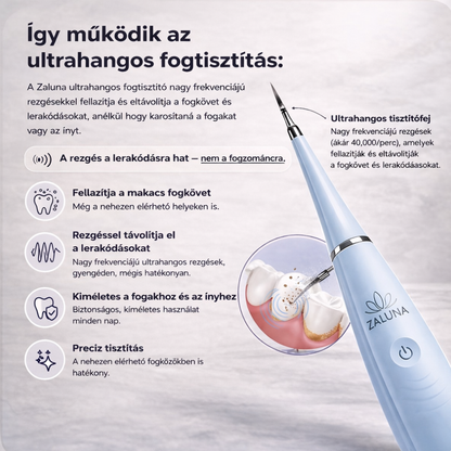 Zaluna ultrahangos fogtisztító