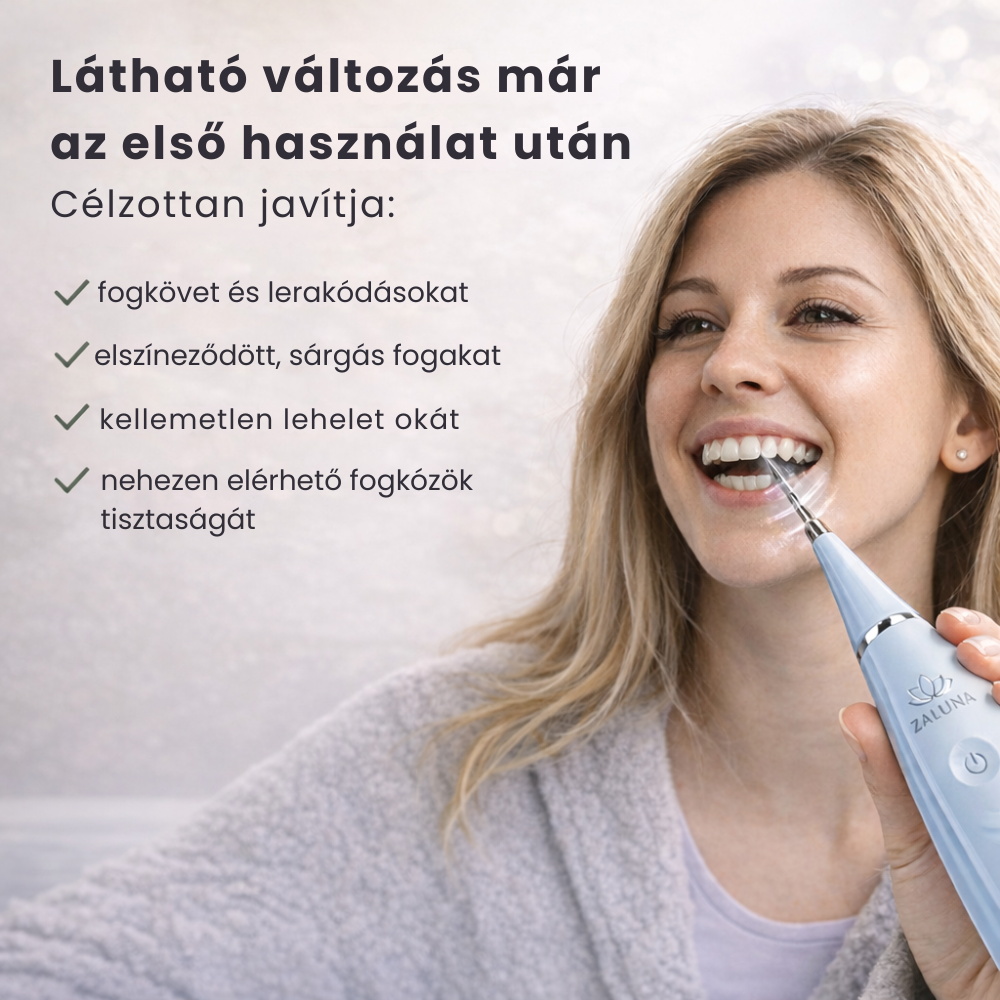 Zaluna ultrahangos fogtisztító